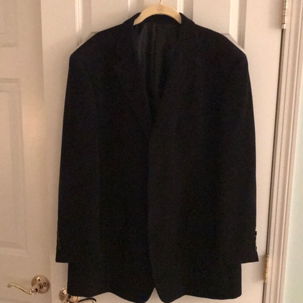 Packable Black Affazy  Sports Coat Blazer from Ticknor’s Size Marked 46 L…